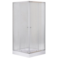 Душова кабіна CUBIC-SCT-01-FB/90x90x195/низький піддон/матове скло 4мм/CHROME (MI6903)